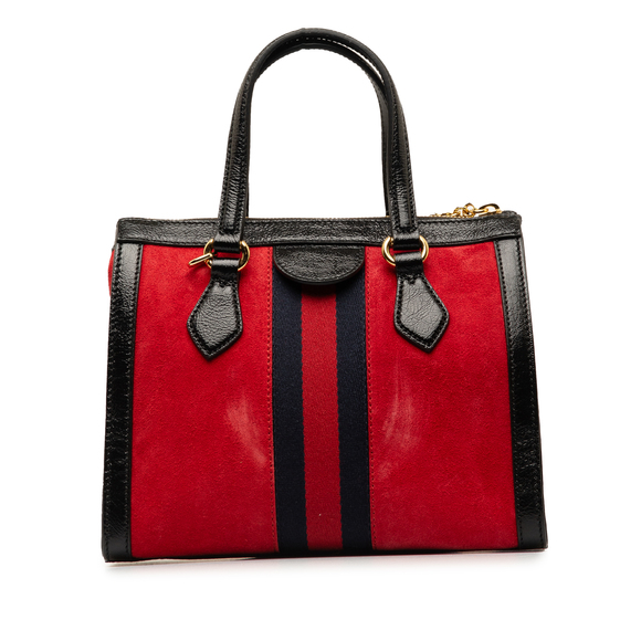 Pre-Loved Gucci Small Suede Ophidia Satchel - Picture 3 of 12
